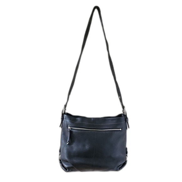 Coach Black Pebble Leather Shoulder Bag - Picture 2 of 10